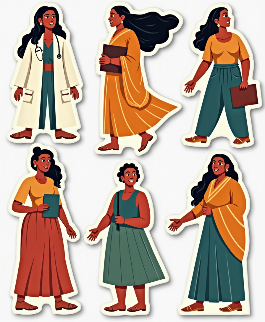 Culture India - Sticker Sheet v21